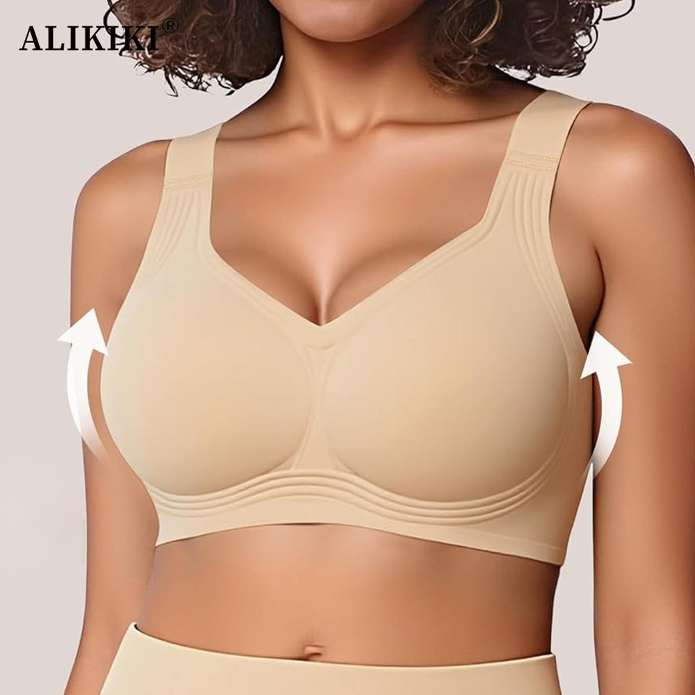 T Shirt Bra Seamless - Dikişsiz Push Up Jöle Sütyen, Balensiz