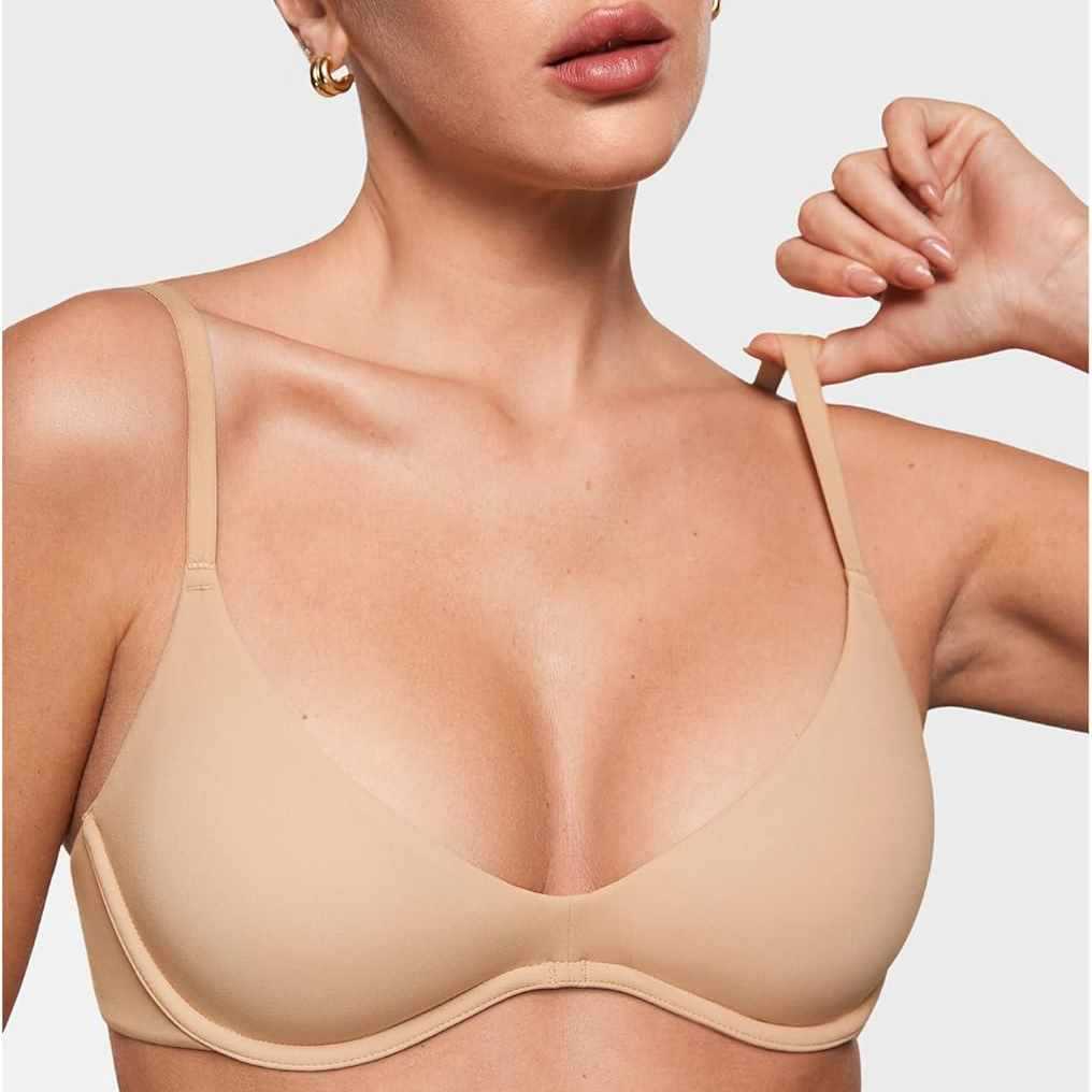 Plunge Bra Push Up - Kadınlar için Derin V Yaka Dolgusuz
